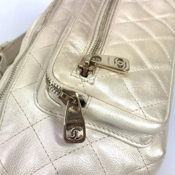 CHANEL AS0556 Waist Pouch 2WAY Hand Bag CC Matelasse Belt Bag Cross body bag - Picture 10 of 16